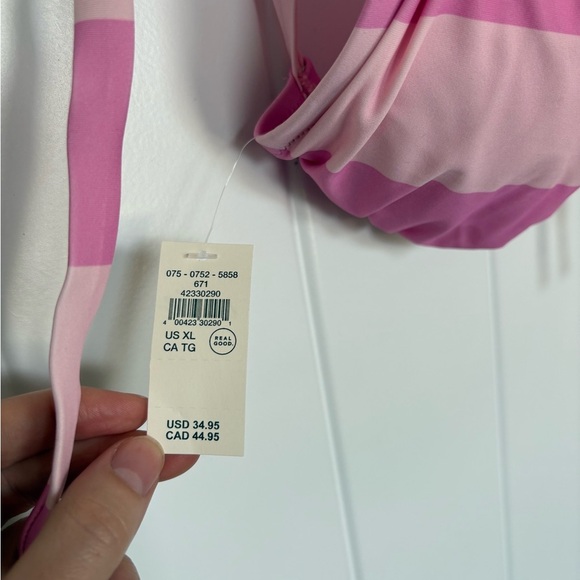 🆕Aerie Pink Ruffled Bikini Playful Swimwear - Picture 5 of 5